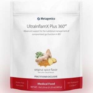 Metagenics UltralnflamX Plus 360° 1 lb
nutritional management gut function IBD